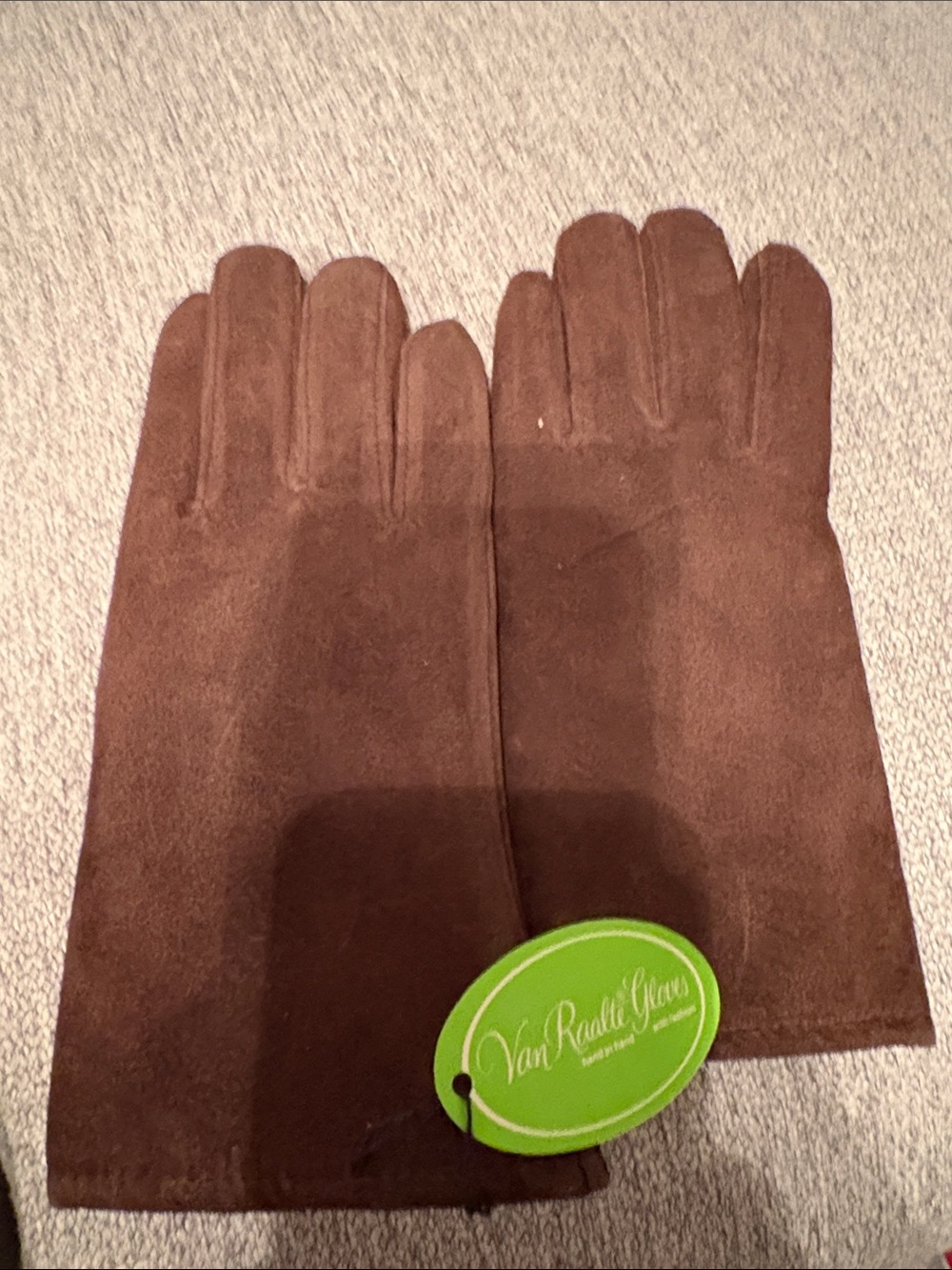 Brown Suede womens Gloves